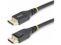 StarTech.com 50ft (15m) VESA-Certified Active DisplayPort 1.4 Cable, DP8K w/HBR3/HDR10/MST/DSC 1.2/HDCP 2.2, 8K 60Hz, 4K 120Hz Video