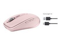 Logitech MX Anywhere 3S Compact Wireless Mouse, Rose