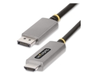 StarTech.com 6ft (2m) DisplayPort to HDMI Adapter Cable, 8K 60Hz, 4K 144Hz, HDR10, DP 1.4 to HDMI 2.1 Active Video Converter, DisplayPort Desktop to HDMI Monitor, M/M