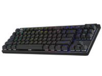 Logitech G PRO X TKL LIGHTSPEED Wireless Gaming Keyboard, Clicky Switches (GX Blue), Black