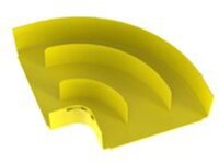 Panduit FiberRunner - Cable raceway right angle fitting (horizontal)