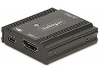 StarTech.com 33ft (10m) 8K 60Hz HDMI Signal Booster, Active HDMI 2.1 Inline Repeater and Video Signal Amplifier up to 8K 60Hz/4K 144Hz, Compact HDMI Cable Extender