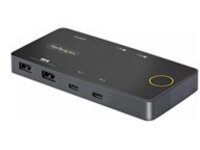 StarTech.com 2-Port USB-C KVM Switch, Single-4K 60Hz HDMI Monitor