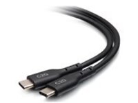 C2G 1.5ft (0.5m) USB-C Male to USB-C Male Cable (20V 5A)