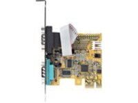 StarTech.com 2-Port PCI Express Serial Card, Dual Port PCIe to RS232 (DB9) Serial Interface Card, 16C1050 UART, Standard or Low Profile Brackets, COM Retention, For Windows &amp; Linux