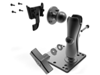 MobileDemand - Mounting kit (double socket arm, quick release mechanism, VESA mounting plate with C-ball, mount rail with C-ball)
