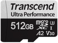 Transcend USD340S - Flash memory card (microSDXC to SD adapter included)