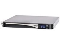 Tripp Lite UPS Smart 750VA 600W 120V 4-Outlets Card Slot AVR USB DB9 1URM