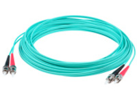 AddOn 25m ST OM4 Aqua Patch Cable