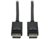 Eaton Tripp Lite Series DisplayPort 2.1 Cable with Latching Connectors (M/M), 8K 60 Hz, 40 Gbps, HDR, HBR3, MST, 4:4:4, HDCP 2.2, Black, 6 ft. (1.8 m)