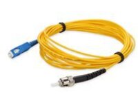 AddOn 1m ST to SC OS1 Yellow Patch Cable