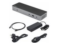 StarTech.com Thunderbolt 3 Dock with USB-C Host Compatibility, Dual 4K 60Hz DisplayPort 1.4 or Dual HDMI 2.0 Monitors, Single 8K, TB3/USB-C Laptop Docking Station, 96W PD, 5x USB, 10Gbps