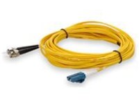 AddOn 9m LC to ST OS1 Yellow Patch Cable