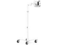 Compulocks iPad 10th-11th (A16) Gen Space Enclosure Medical Rolling Cart Extended Plus Hub White
