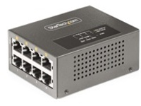 StarTech.com 4-Port Multi-Gigabit PoE&#x2B;&#x2B; Injector, 5/2.5G Ethernet (NBASE-T), PoE/PoE&#x2B;/PoE&#x2B;&#x2B; (802.3af/802.3at/802.3bt), 160Watts Power Budget, Wall/DIN Rail Mountable