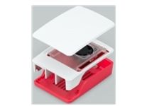 RASPBERRY PI5 GEHUSE ROT / WEISS LFTER  OFFIZIELL