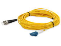 AddOn 9m LC to ST OS1 Yellow Patch Cable