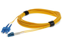 AddOn 9m LC to USC OS1 Yellow Patch Cable