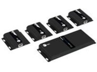 SIIG 1x4 1080p HDMI Splitter HDbitT over IP Extender Kit