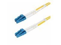 Startech 25m (82ft) LC to LC (UPC) OS2 Single Mode Duplex Fiber Optic Cable, 9/125µm, Laser Optimized, 10G, Bend Insensitive, Low Insertion Loss
