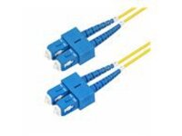 Startech 10m (32.8ft) SC to SC (UPC) OS2 Single Mode Duplex Fiber Optic Cable, 9/125µm, Laser Optimized, 40G/100G Zipcord, Bend Insensitive, Low Insertion Loss