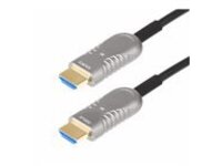 Startech 100ft (30.4m) HDMI 2.1 Hybrid Active Optical Cable (AOC), CMP, Plenum Rated, 8K Ultra High Speed HDMI Fiber Optic Cable, 48Gbps, 8K 60Hz/4K 120Hz, HDR10+/FRL/TMDS/eARC