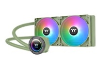 THERMALTAKE TH280 V2 MATCHA GREEN MOTHERBOARD ARGB SYNC 280MM AIO LIQUID CPU COO