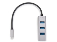 Rocstor - Hub - portable, USB-C, aluminum