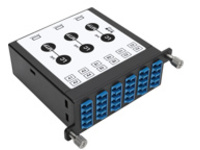 Tripp Lite 9/125 Singlemode Fiber 40/100 Gb to 10 Gb Breakout Cassette, (x3) 8-Fiber MTP/MPO (APC) to (x12) LC (UPC) Duplex, N484 Chassis
