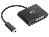 Tripp Lite USB-C to DVI Adapter w/PD Charging