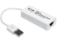 Tripp Lite USB 2.0 Hi-Speed to Gigabit Ethernet NIC Network Adapter White