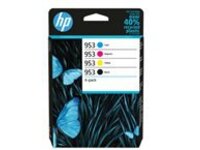 HP 953 - 4er-Pack - Schwarz, Gelb, Cyan, Magenta