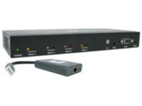 Tripp Lite HDMI Over Cat6 Presentation Switch/Extender 4-Port 4K 60Hz 50ft TAA