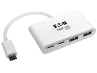 Tripp Lite 4-Port USB C USB 3.1 Gen 1 Portable Hub USB-C to x2 USB-A and x2 USB-C, USB Type-C, USB Type C