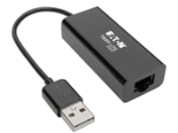 Tripp Lite USB 2.0 Hi-Speed to Gigabit Ethernet NIC Network Adapter White 10/100 Mbps