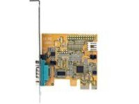 StarTech.com PCI Express Serial Card, PCIe to RS232 (DB9) Serial Interface Card, PC Serial Card with 16C1050 UART, Standard or Low Profile Brackets, COM Retention, For Windows &amp; Linux