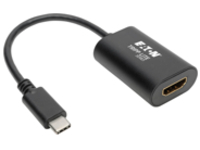 Tripp Lite USB C to HDMI Video Adapter Converter 4Kx2K M/F, USB-C to HDMI, USB Type-C to HDMI, USB Type C to HDMI 6in