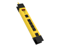 Tripp Lite Safety Surge Protector Power Strip 120V 6 Outlet Metal 9' Cord OSHA