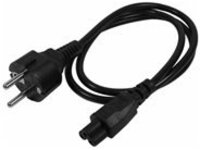 StarTech.com 3m (10ft) Laptop Power Cord, EU Schuko to C5, 2.5A 250V, 18AWG, Notebook / Laptop Replacement AC Cord, Printer/Power Brick Cord, Schuko CEE 7/7 to Clover Leaf IEC 60320 C5