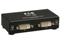Tripp Lite 2-Port DVI Single Link Video / Audio Splitter / Booster DVIF/2xF TAA