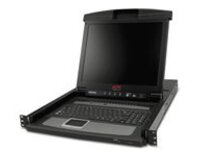 APC LCD Console - KVM console with KVM switch