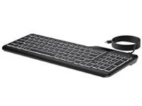 HP 400 - Keyboard - compact size, 2-zone layout, 12 programmable keys, low profile key travel, multi-device