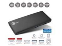SIIG USB-C Triple Video MST Docking Station with PD
