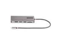 StarTech.com USB-C Triple-Monitor Multiport Adapter, HDMI/DP/Card Reader