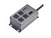 StarTech.com 4-Outlet Industrial Power Strip, EMI Isolation. Mountable
