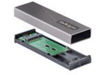 StarTech.com USB-C 10Gbps to M.2 NVMe or M.2 SATA SSD Enclosure, Tool-free M.2 PCIe/SATA NGFF SSD Enclosure, Portable Aluminum Case, USB Type-C &amp; USB-A Host Cables, For 2230/2242/2260/2280