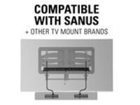Sanus SASB1-B1 - Mounting kit (horizontal bracket, 2 arms, bottom bracket)