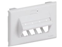 Panduit MINI-COM Ultimate ID Sloped Snap-on Faceplate