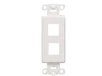 C2G Two Port Keystone Decorative Style Wall Plate