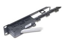 DATA DISTRIBUTION 1U PANEL HOLD4 CABLES EACH F/ TOTAL 24PORT RM
